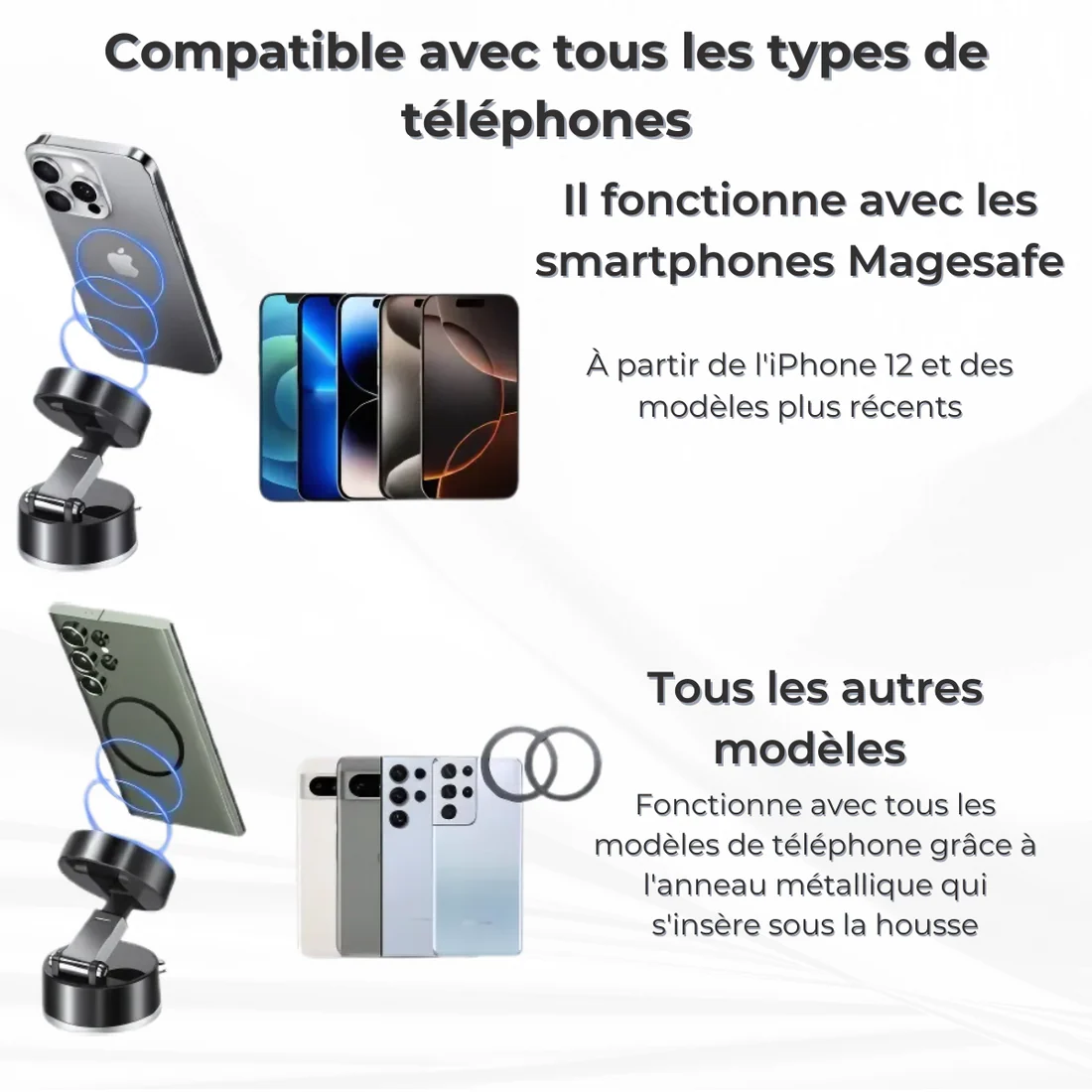 AirLock™ – Support téléphone à ventouse d’une stabilité inégalée - Image 7