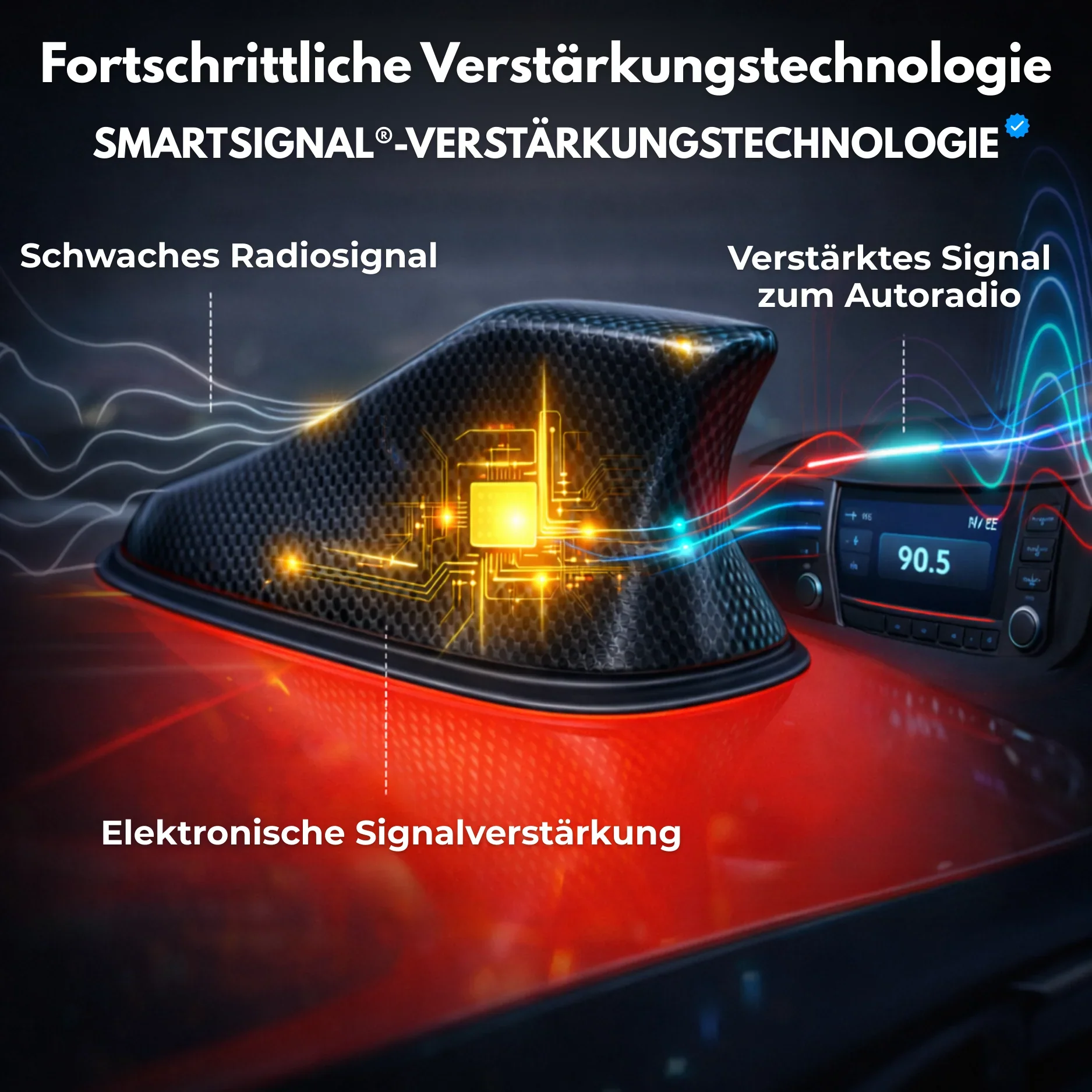 Amplificateur d'antenne de voiture Shark - Image 4
