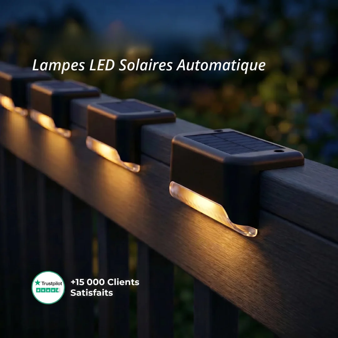 Lampe LED Solaire Automatique Étanche - Image 5
