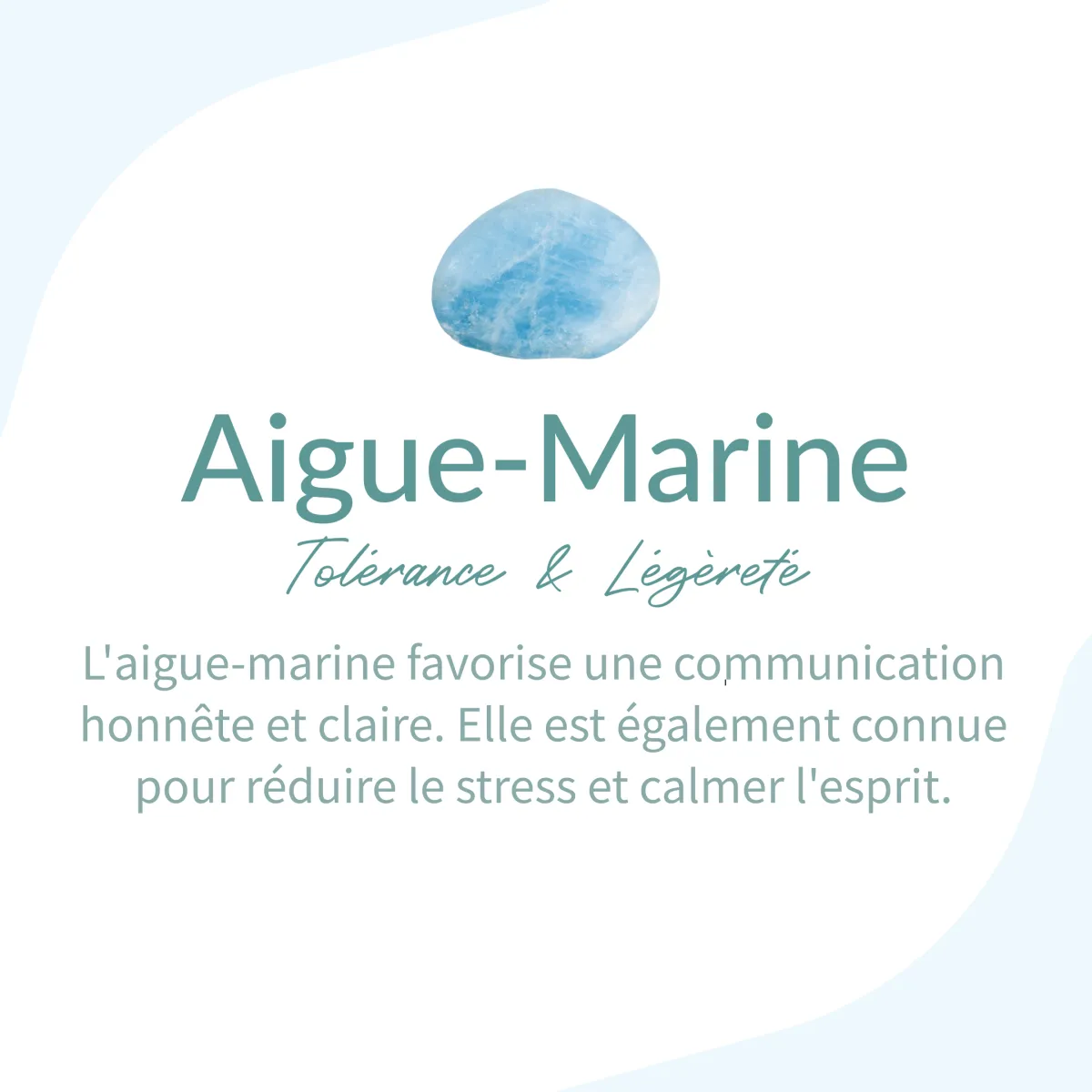 Bague Ajustable en Aigue-Marine - Image 6