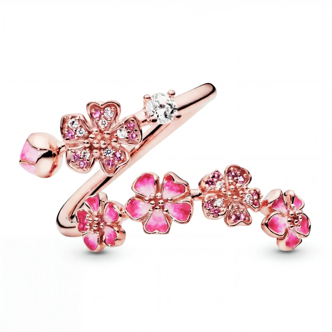 Bague fleur de cerisier - Image 2