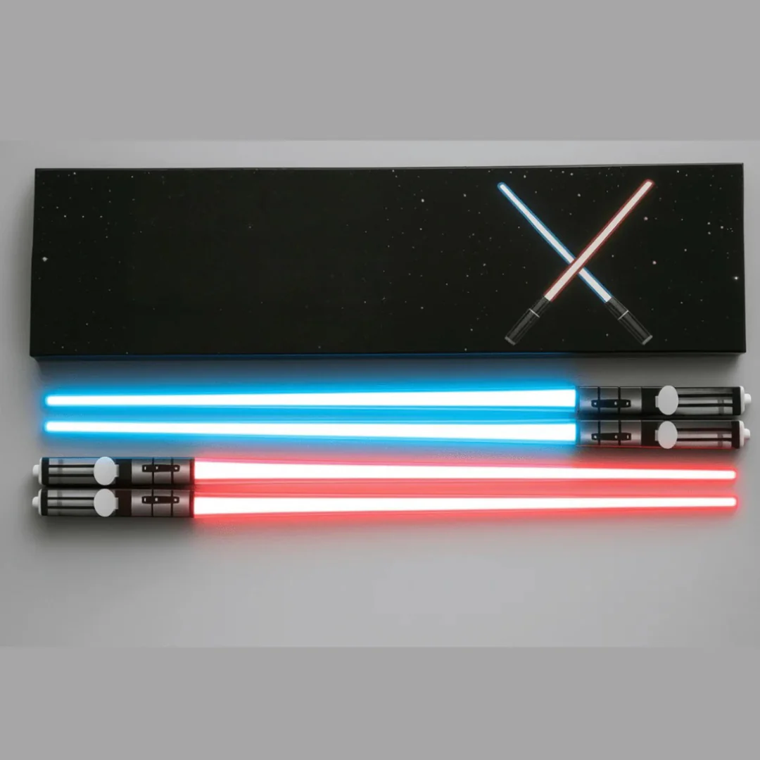 Baguettes LED pour Sushi – Édition Sabres Laser - Image 2
