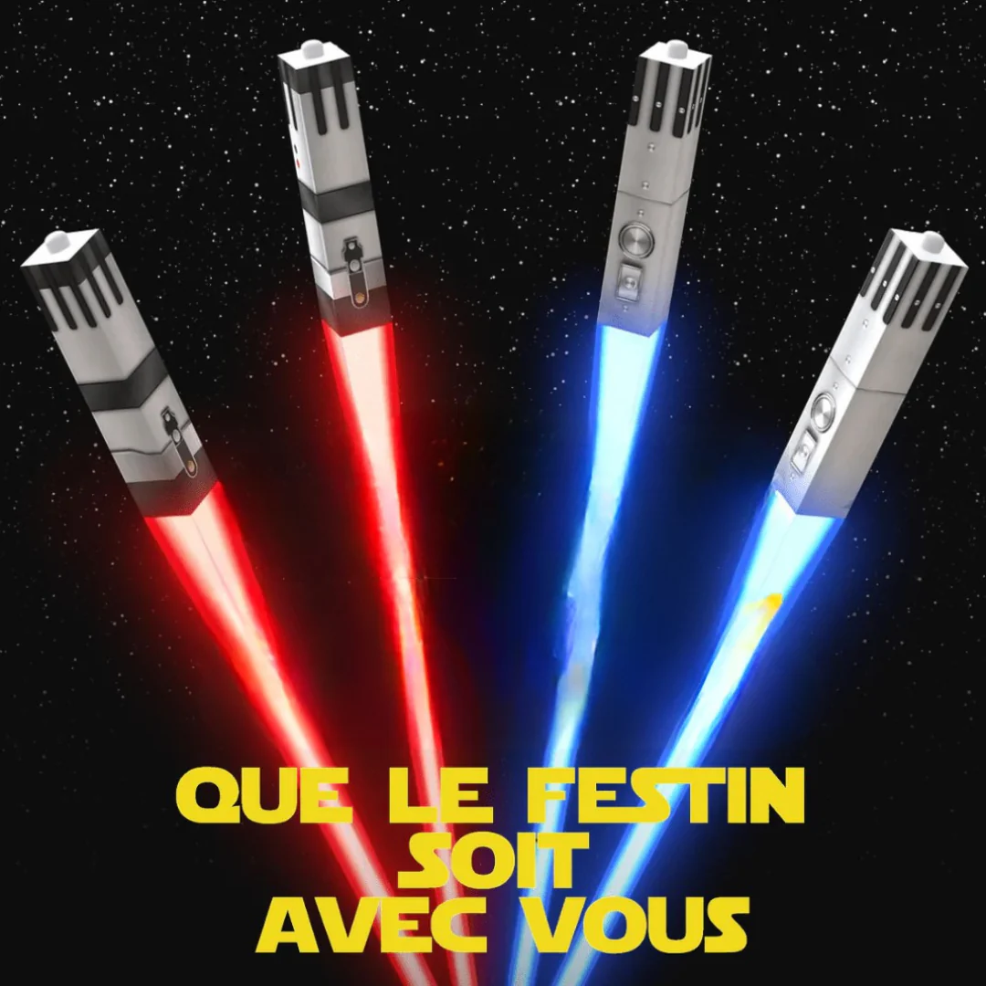 Baguettes LED pour Sushi – Édition Sabres Laser - Image 5