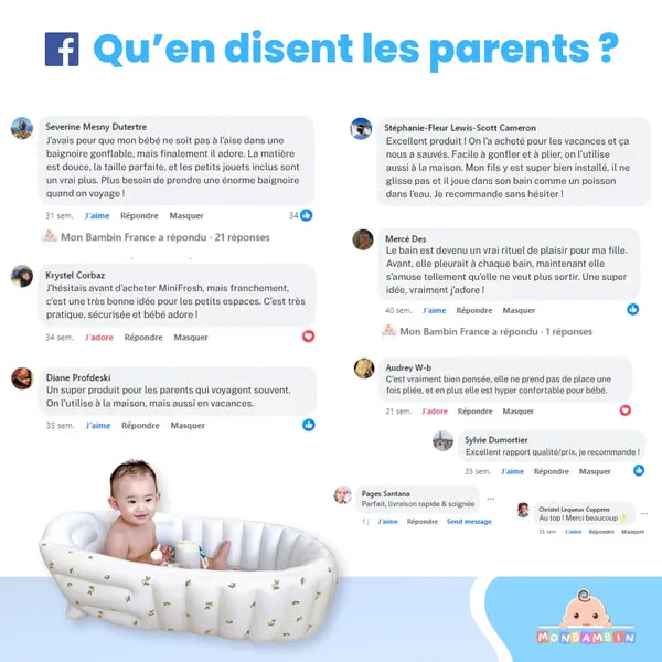 MiniFresh Baignoire Gonflable Bébé - Image 6