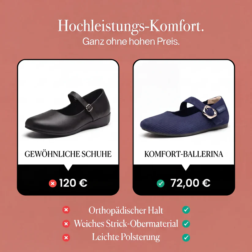 Ballerines Femme Confort Coupe Large - Image 6