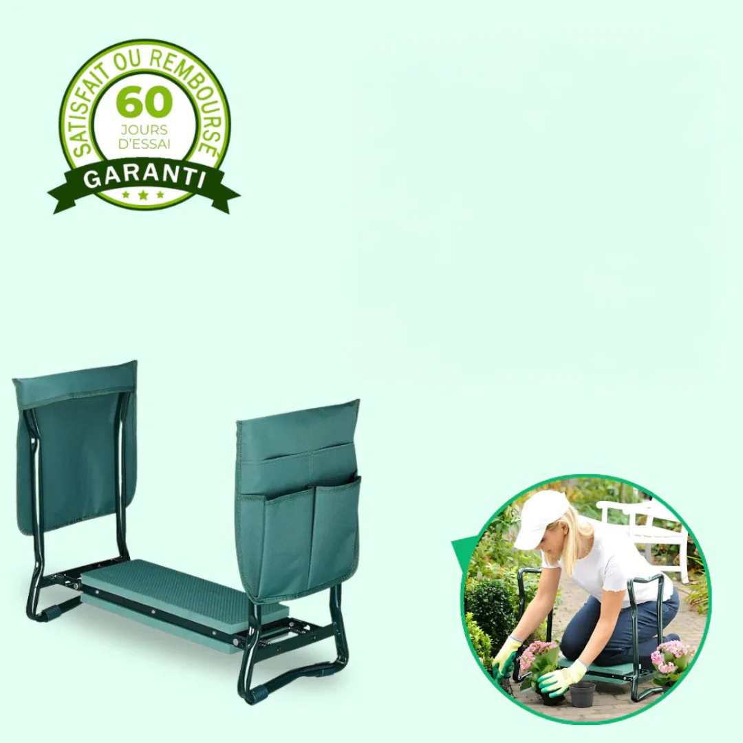 Banc de Jardinage 2-en-1 Confort et Praticité - Image 6