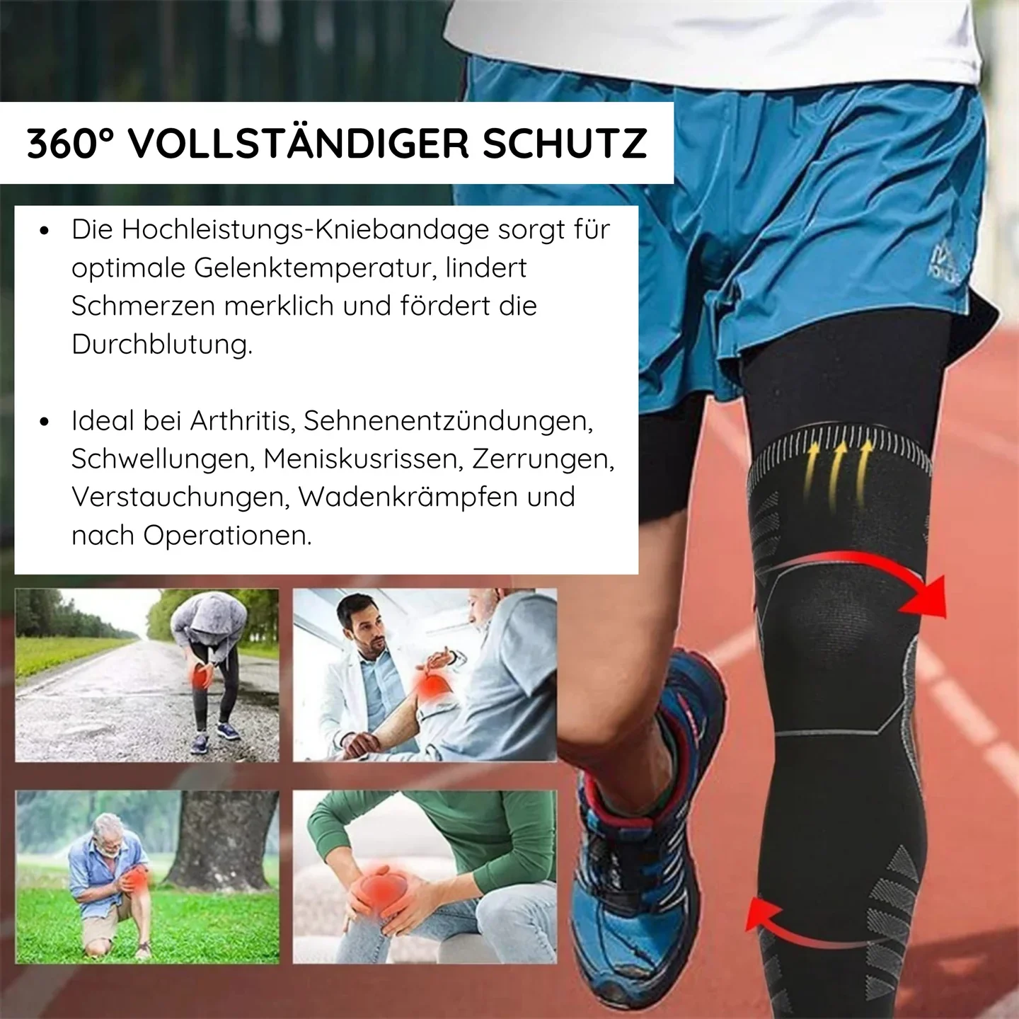 Bande de compression pour les jambes et les genoux - Image 5