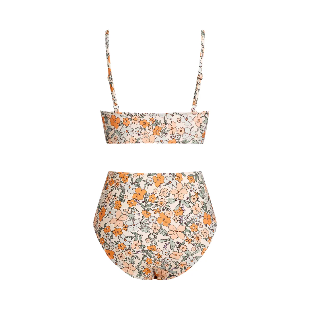 Bikini taille haute eucalyptus - Image 4