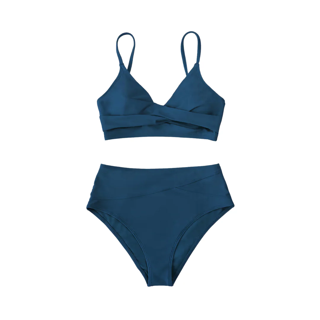 Bikini taille haute eucalyptus - Image 5