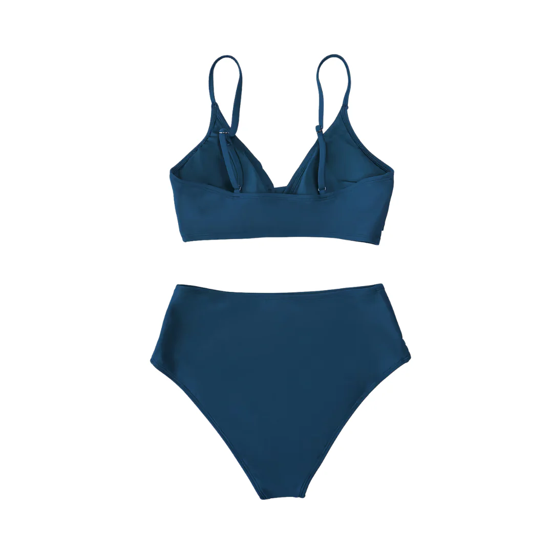 Bikini taille haute eucalyptus - Image 6