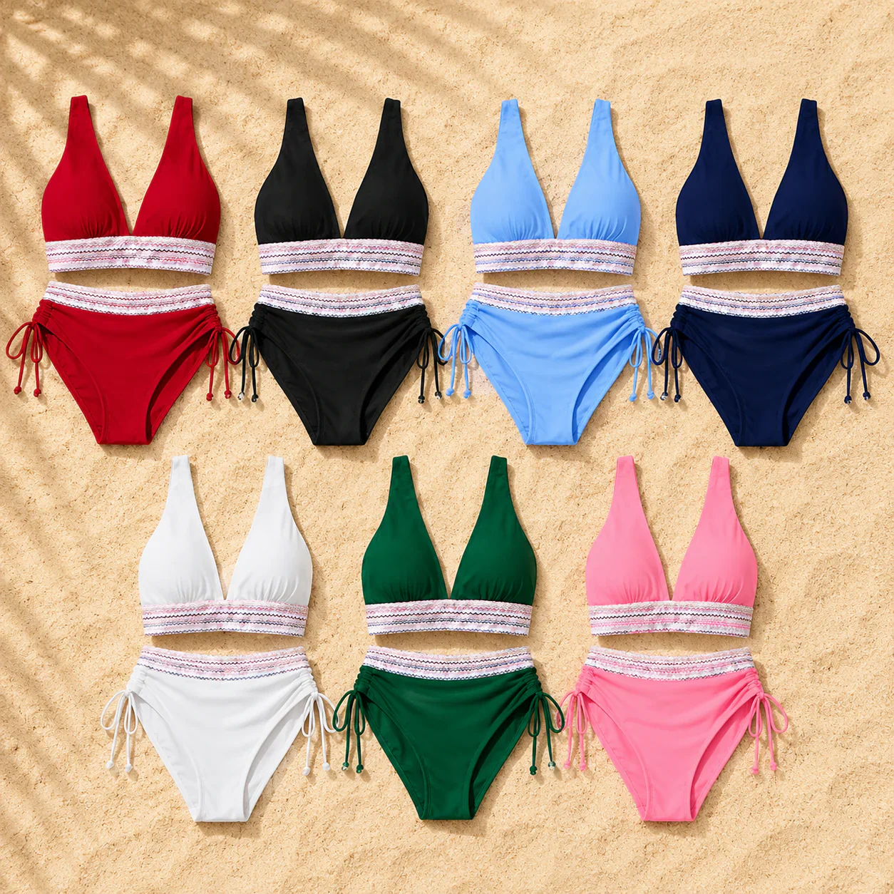Bikini taille haute sculptant ventre plat - Image 5