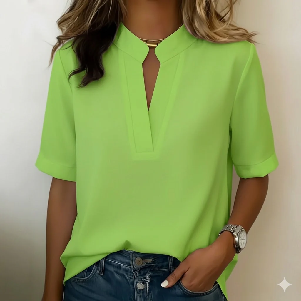 Blouse Élégante à Col Raffiné - Image 6