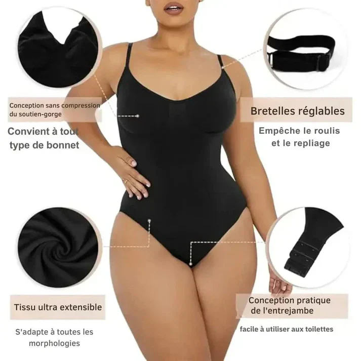 Body gainant taille haute sculptant - Image 2