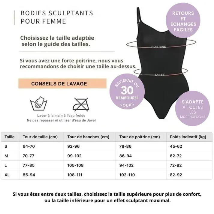 Body gainant taille haute sculptant - Image 7