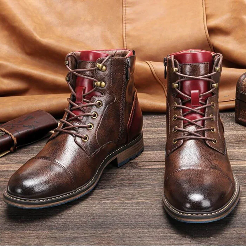 Bottines en cuir pour homme - Image 6