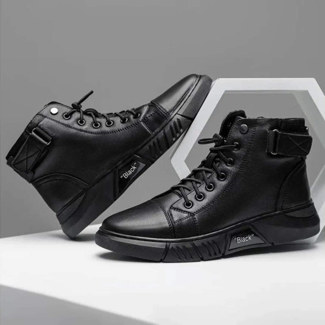 Bottines homme en cuir souple - Image 2