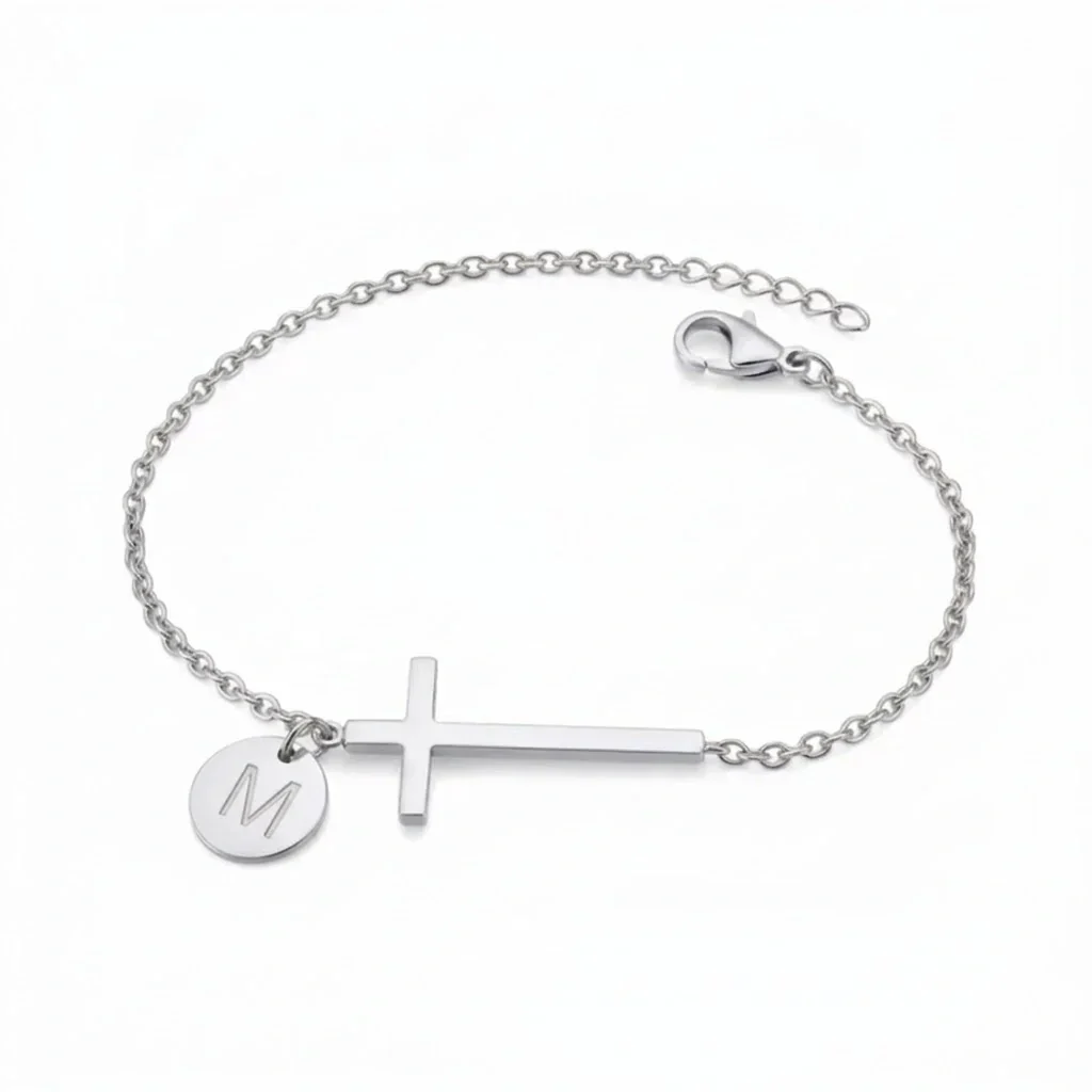 Bracelet Personnalisé Croix - Image 44