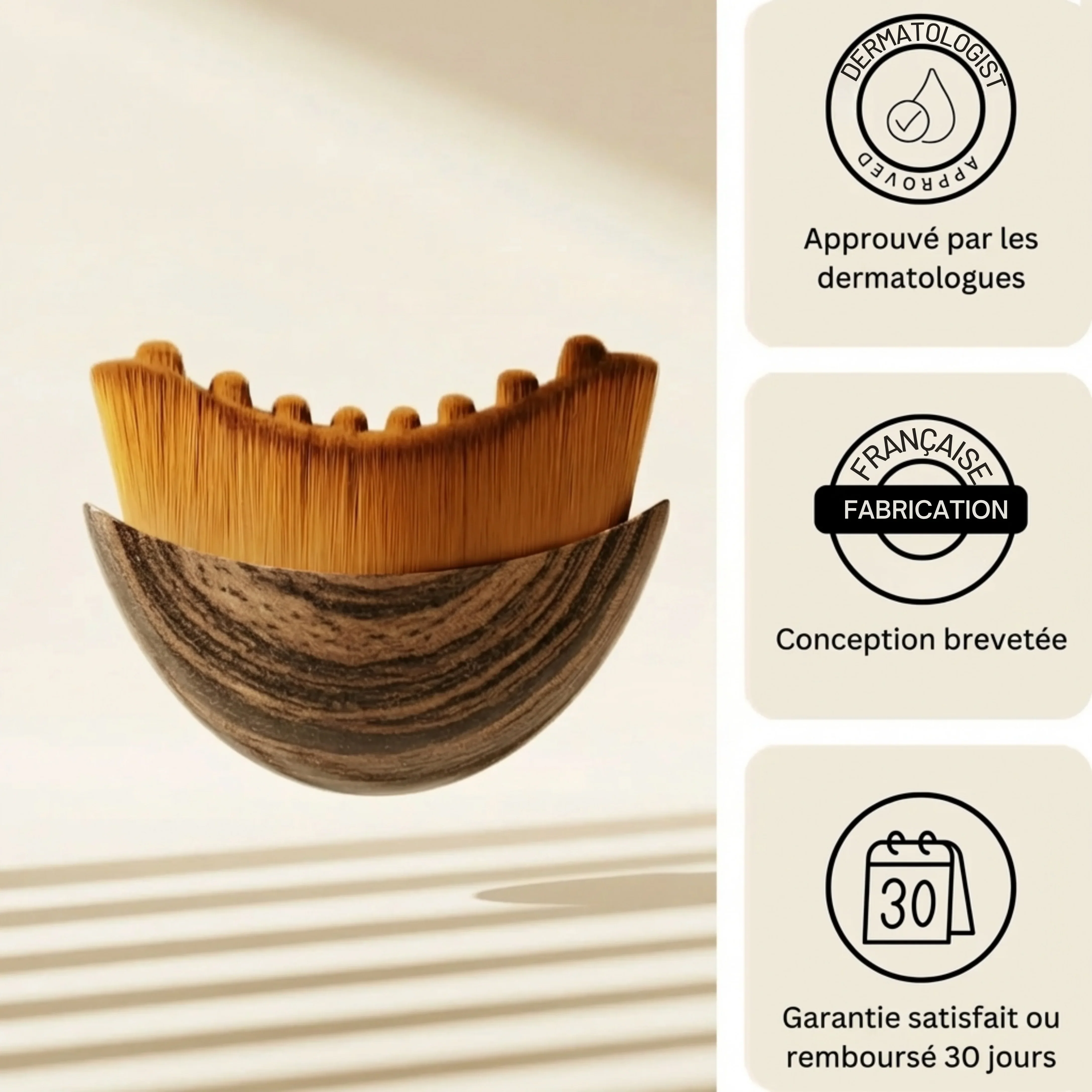 Brosse de modelage du visage