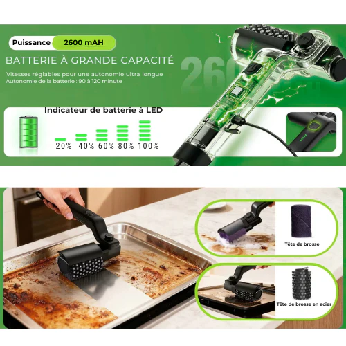 Brosse Électrique de Nettoyage pour Barbecue - Image 13