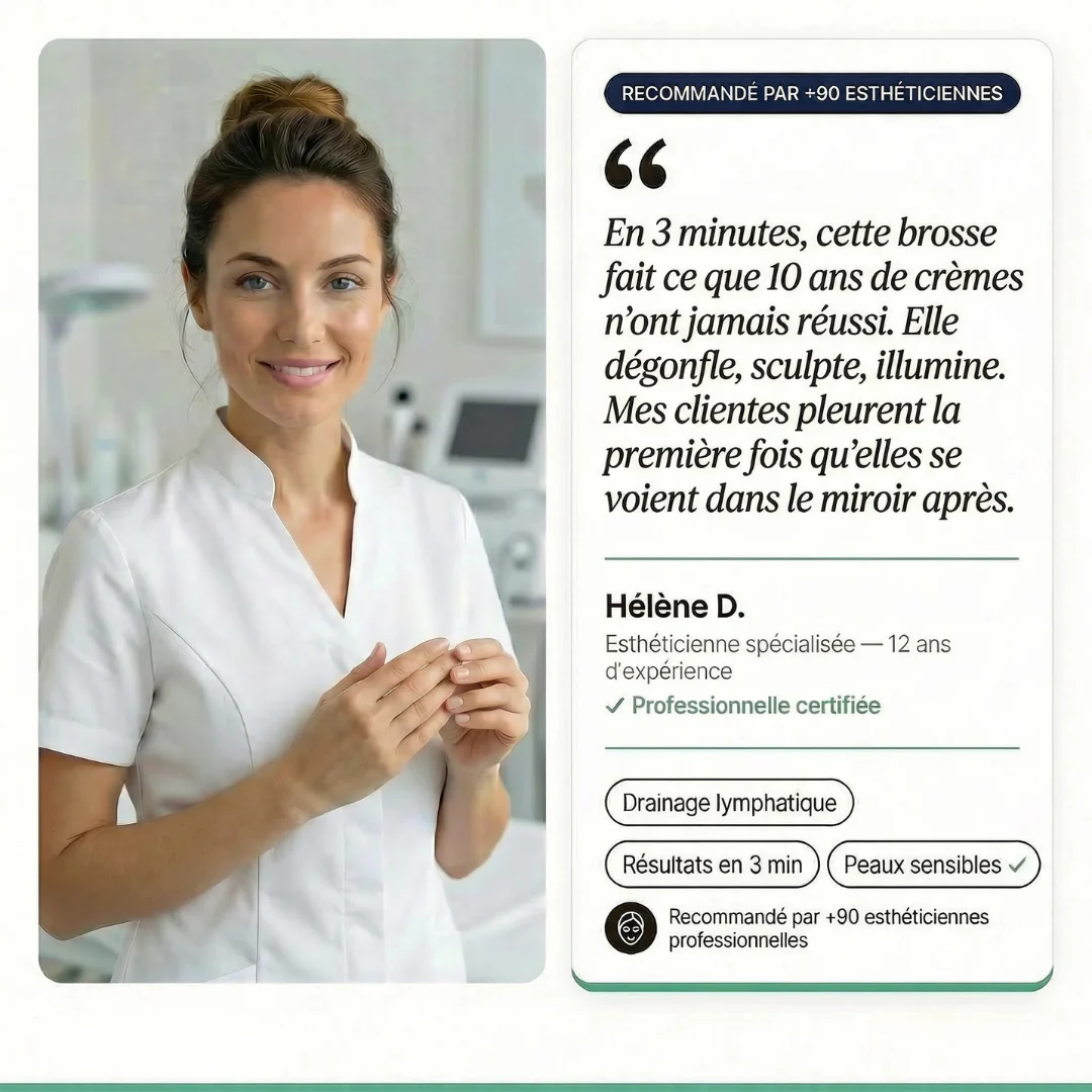 Brosse de Drainage et Lifting Facial - Image 5
