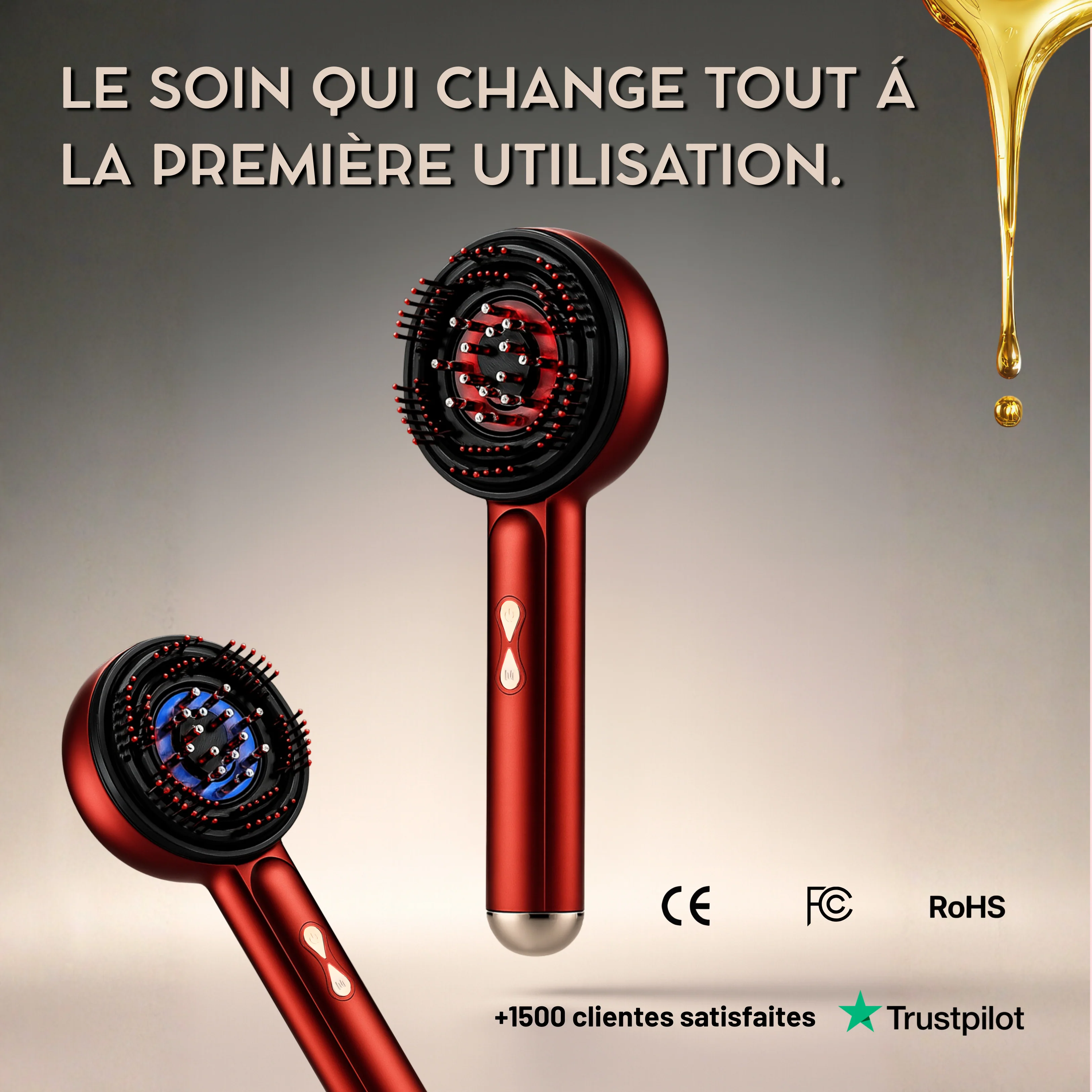 Brosse stimulante cheveux - Image 2