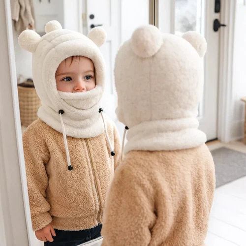 Cagoule enfant hiver doublée - Image 4