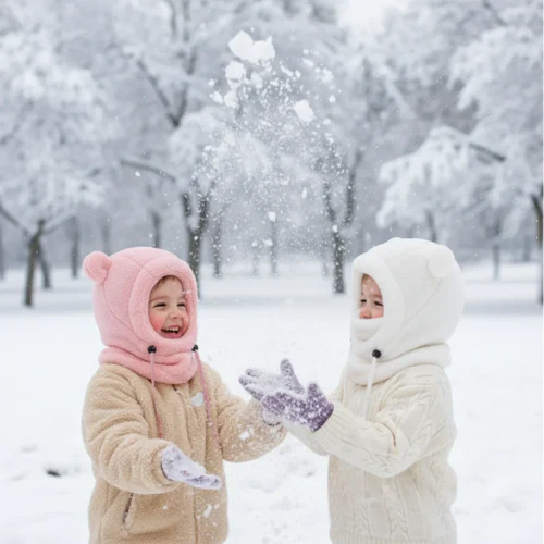 Cagoule enfant hiver doublée - Image 6