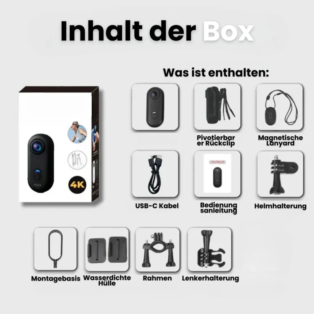 Caméra d’action à 360° – Liberté totale pour filmer - Image 4