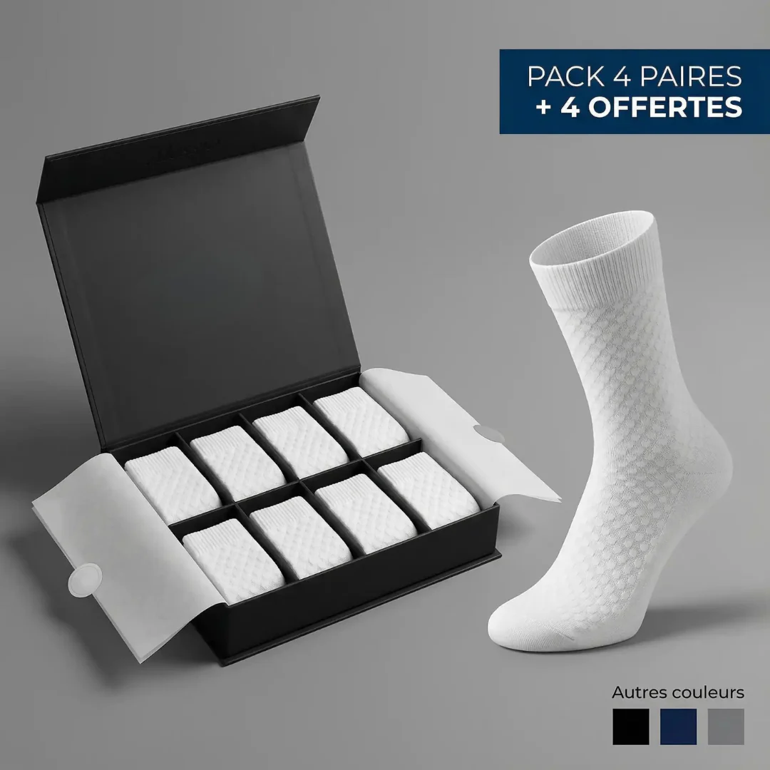 Chaussettes Mi-Haute en Fibre de Bambou Premium