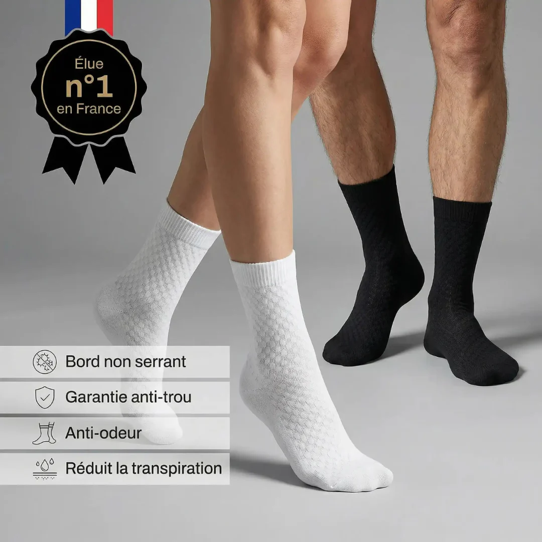 Chaussettes Mi-Haute en Fibre de Bambou Premium - Image 2