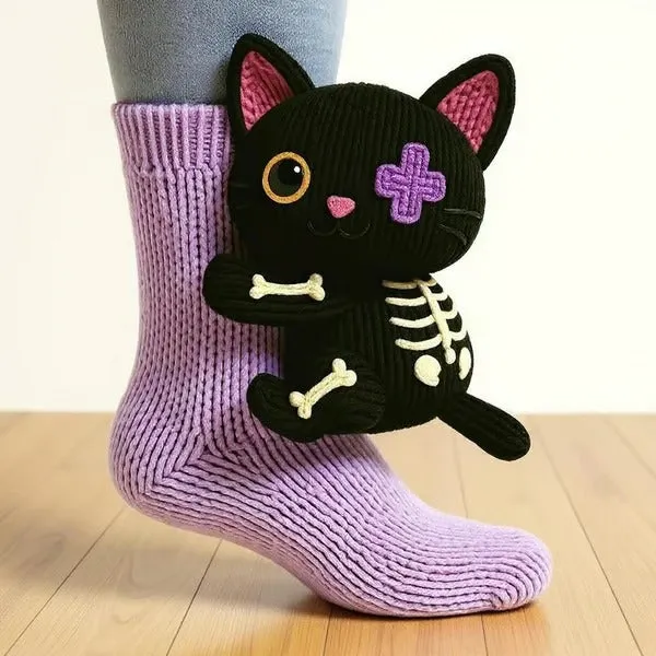 Chaussettes peluche animaux - Image 11