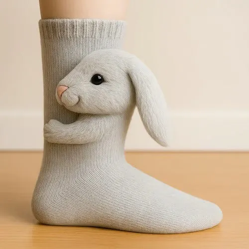Chaussettes peluche animaux - Image 6