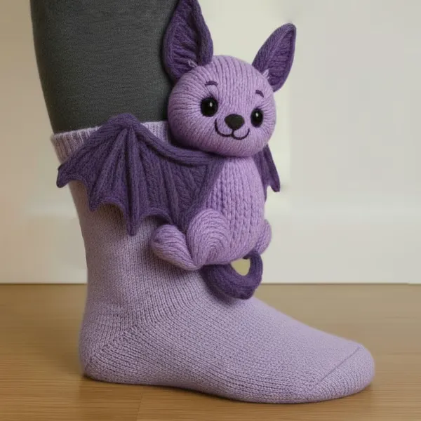 Chaussettes peluche animaux - Image 7