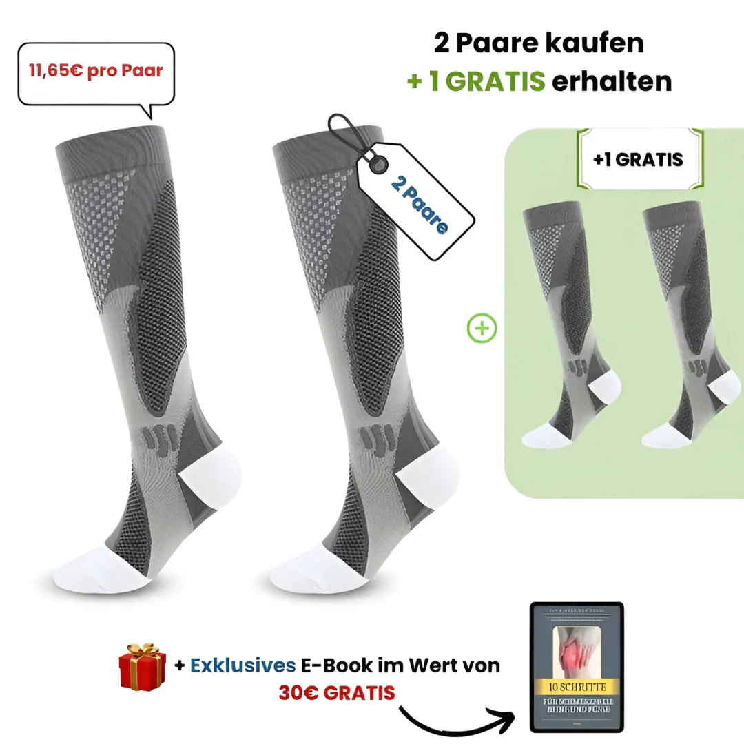 Chaussettes de compression avec soutien tri-zone - Image 2