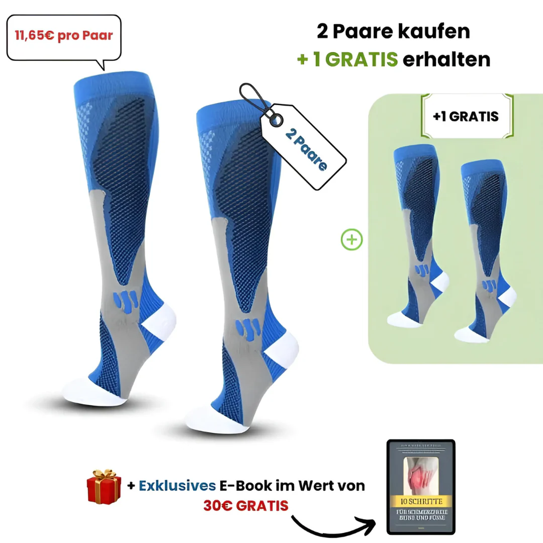 Chaussettes de compression avec soutien tri-zone - Image 3