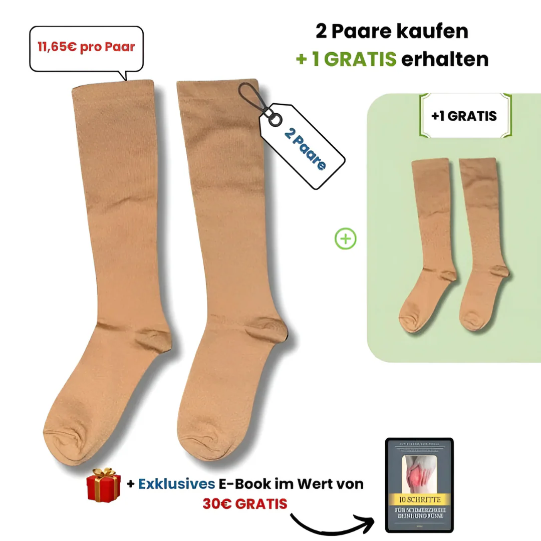 Chaussettes de compression avec soutien tri-zone - Image 5