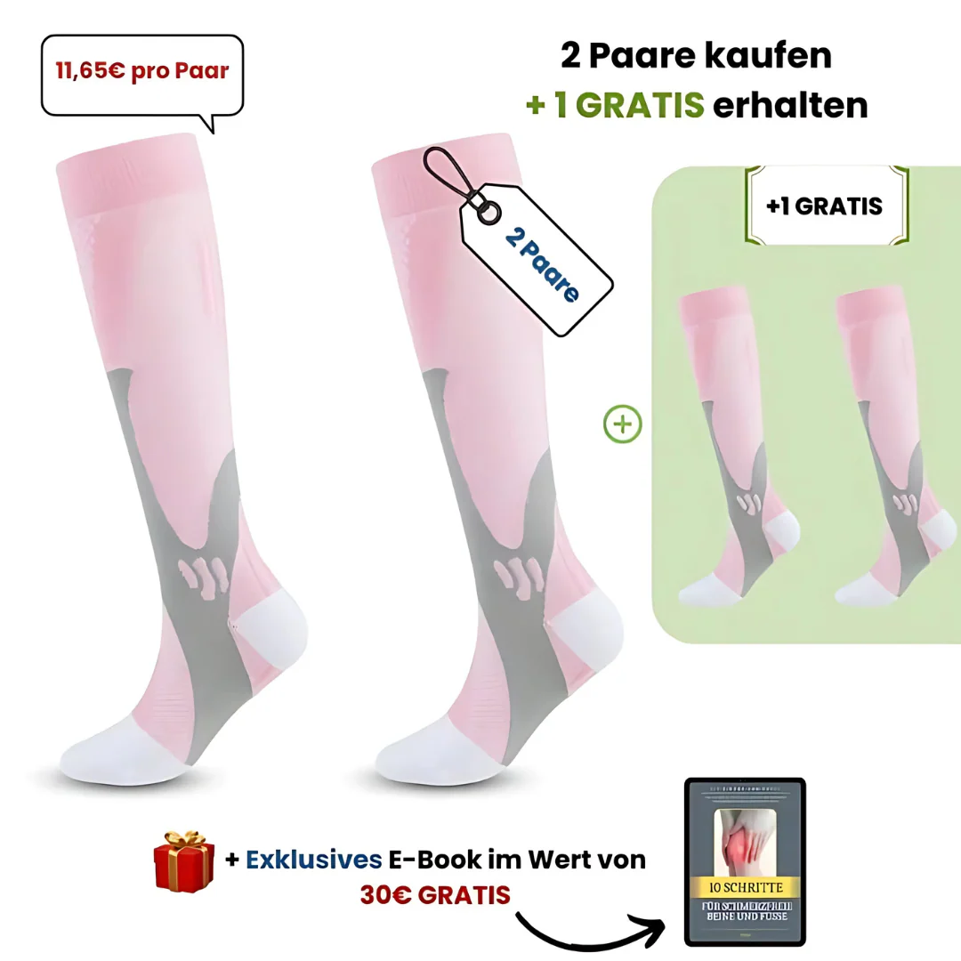 Chaussettes de compression avec soutien tri-zone - Image 6