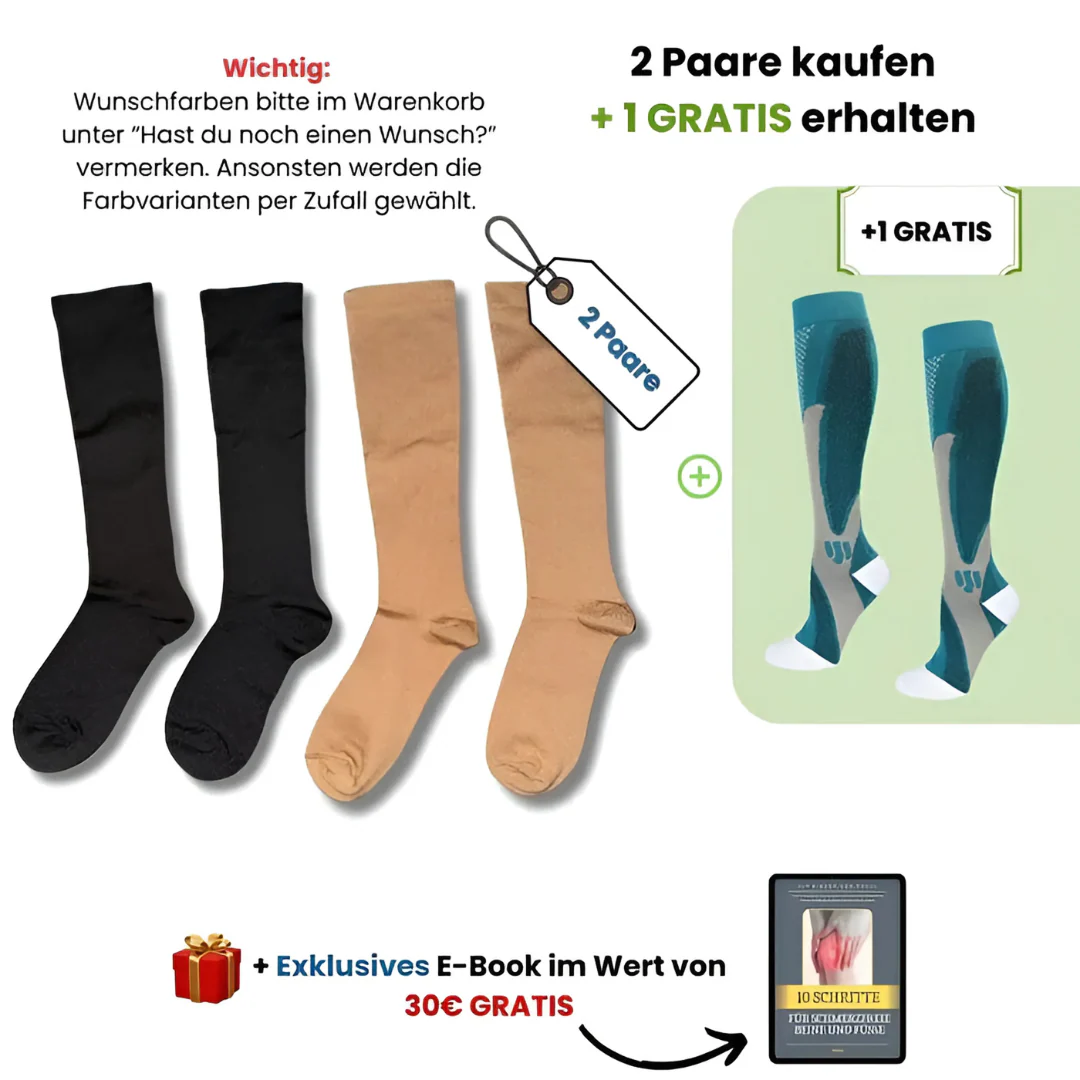 Chaussettes de compression avec soutien tri-zone - Image 7