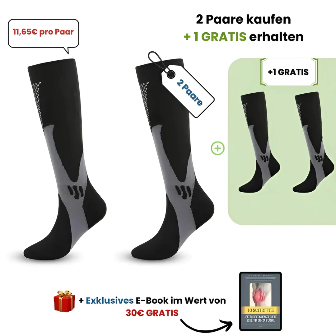 Chaussettes de compression avec soutien tri-zone - Image 8