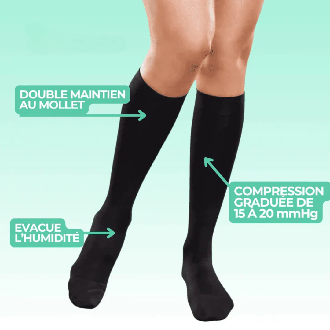 Chaussettes de compression ultra-confort – pour des jambes légères et détendues - Image 3