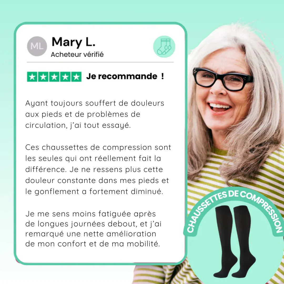 Chaussettes de compression ultra-confort – pour des jambes légères et détendues - Image 5