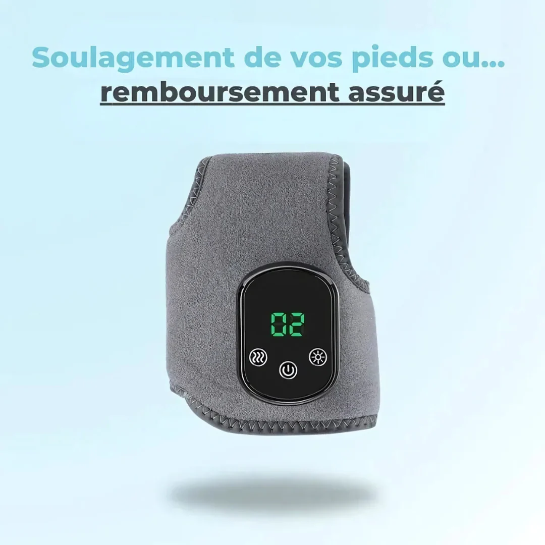 Chausson de massage chauffant 3-en-1