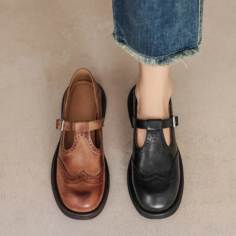 Chaussure élégante en cuir pour femme - Image 10