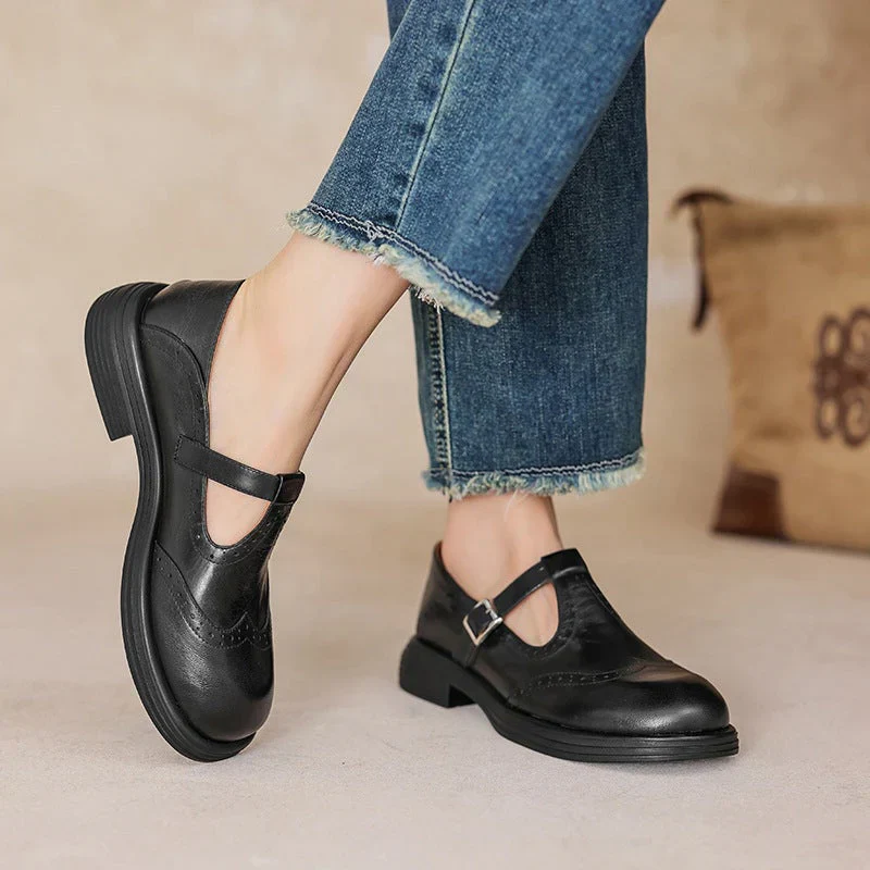 Chaussure élégante en cuir pour femme - Image 3