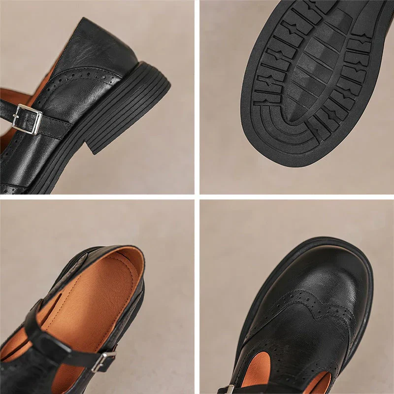 Chaussure élégante en cuir pour femme - Image 7