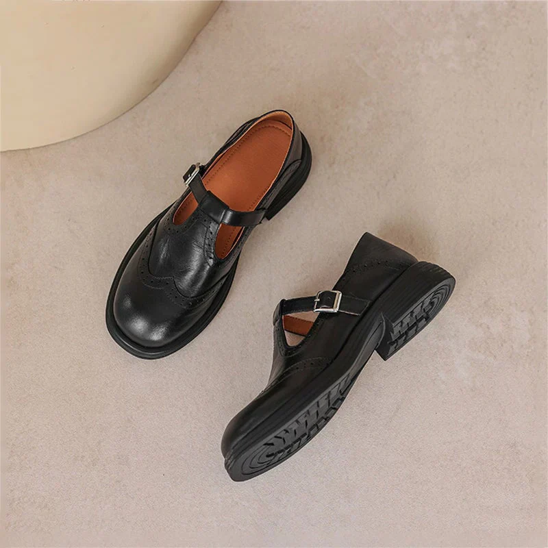 Chaussure élégante en cuir pour femme - Image 8