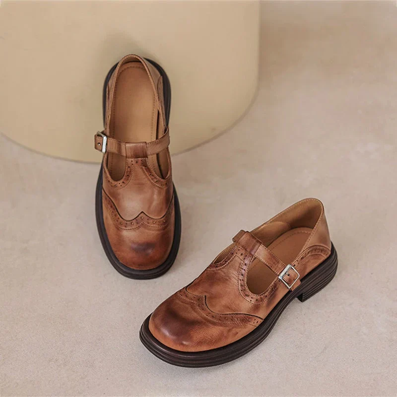Chaussure élégante en cuir pour femme - Image 9