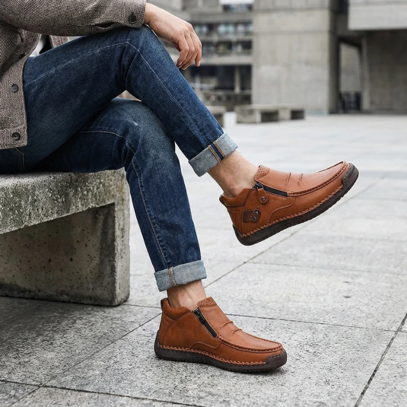 Chaussures en cuir confort homme - Image 10