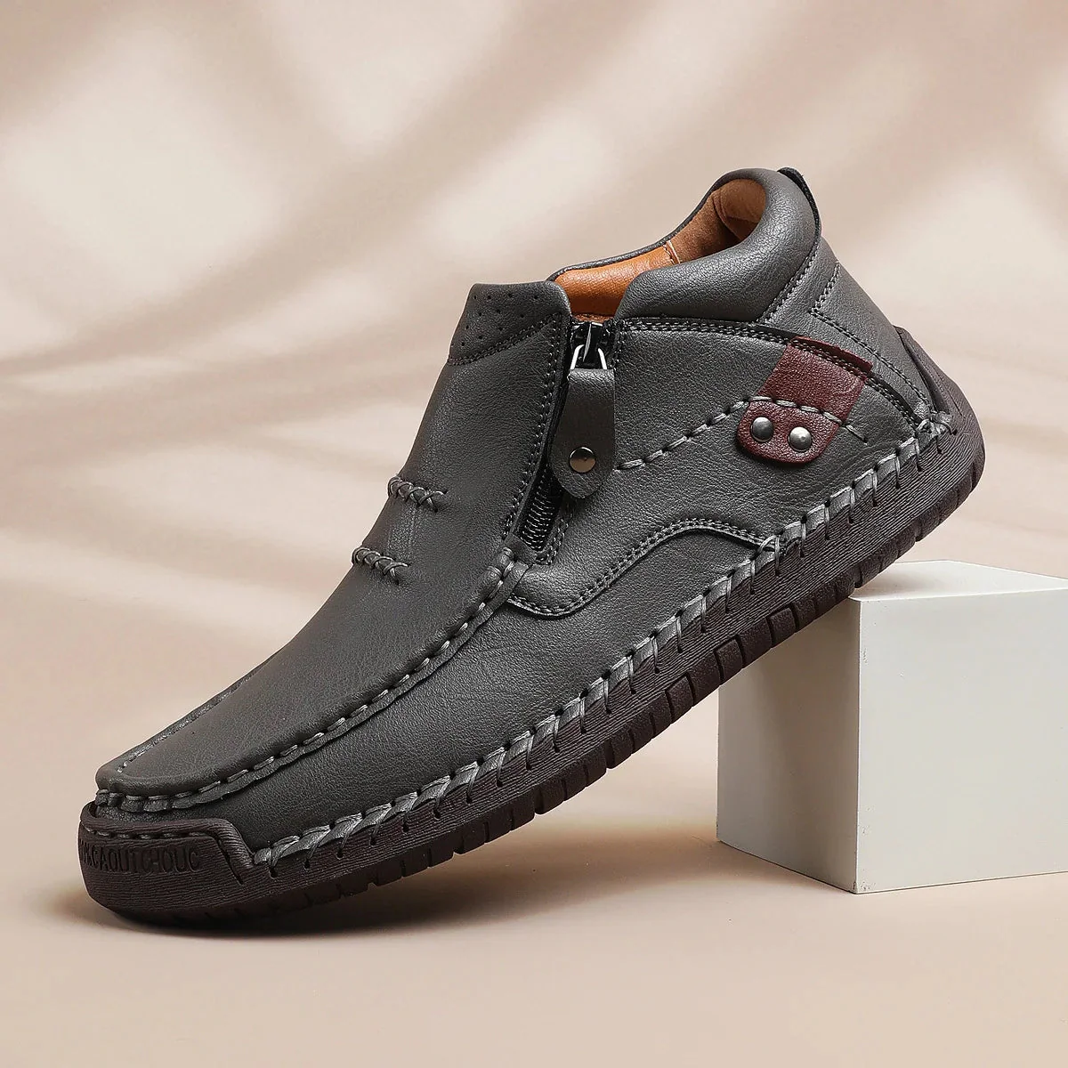 Chaussures en cuir confort homme - Image 3
