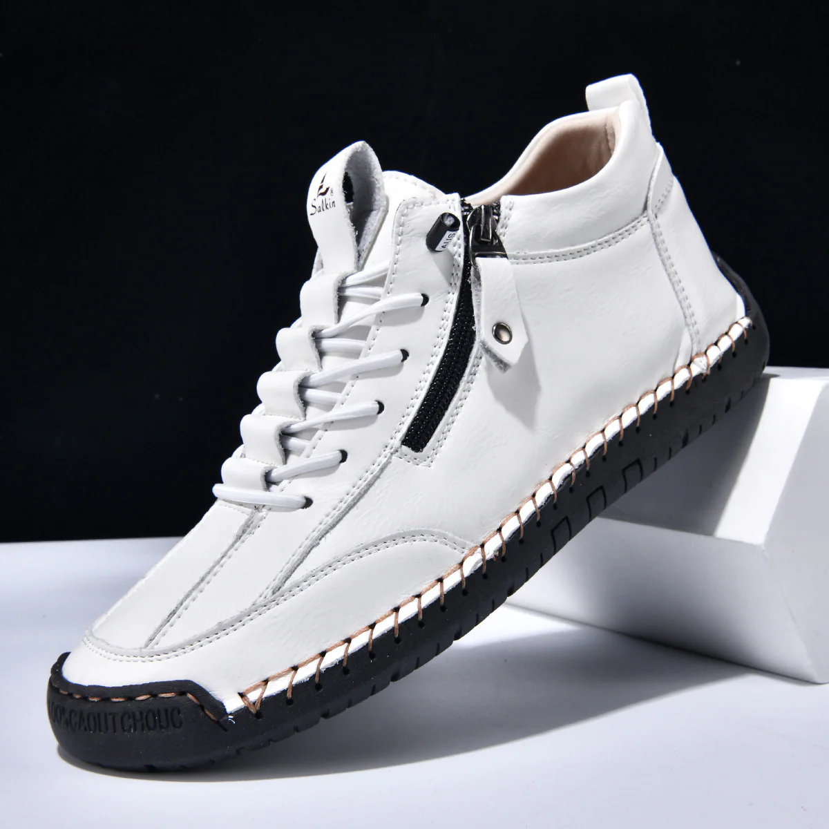 Chaussures en Nubuk avec Zip pour Homme - Image 6